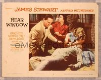 1z510 REAR WINDOW LC #8 '54 Hitchcock, Corey, Ritter & Grace Kelly comfort fallen James Stewart!