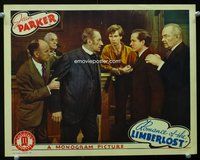 1z516 ROMANCE OF THE LIMBERLOST LC '38 older man and his son in major staredown in court!