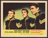 1z540 SERGEANTS 3 LC #6 '62 John Sturges, best close up of Frank Sinatra, Dean MAatin & Lawford!