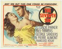 1z087 SEVENTH SIN TC '57 sexy scared Eleanor Parker betrays super angry Bill Travers!