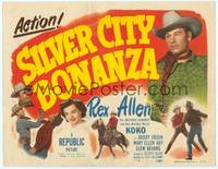 1z089 SILVER CITY BONANZA TC '51 cowboy Rex Allen & Koko, Buddy Ebsen, Mary Ellen Kay