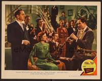 1z574 SONG OF THE THIN MAN LC #6 '47 William Powell & Myrna Loy listen to Keenan Wynn w/clarinet!