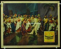1z585 SPRINGTIME IN THE ROCKIES LC '42 Betty Grable & Cesar Romero doing cool dance w/many extras!