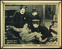 1z617 THIRTY DAYS LC '22 three cops try to drag Wallace Reid out of his jail cell!