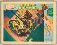 1z659 WORLD OF ABBOTT & COSTELLO LC #7 '65 Bud & Lou in wacky spaceship going to Mars!