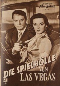 2a191 LAS VEGAS STORY German program '52 different images of Victor Mature & sexy Jane Russell!