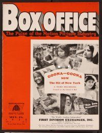 2a044 BOX OFFICE exhibitor magazine September 29, 1932 great John Wayne & Marlene Dietrich ads!