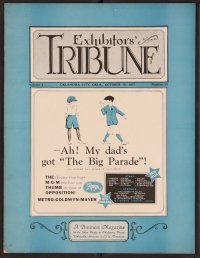 2a052 EXHIBITORS TRIBUNE exhibitor magazine October 15, 1927 The Big Parade, Mrs. Wallace Reid!