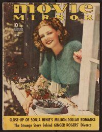 2a098 MOVIE MIRROR magazine June 1940 portrait of sexy Ann Sheridan in window by Paul Duval!