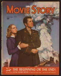 2a110 MOVIE STORY magazine February 1947 Audrey Totter & Robert Walker in The Beginning of the End!