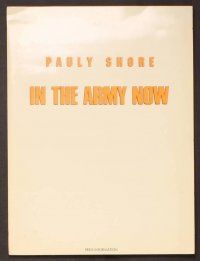 2a241 IN THE ARMY NOW presskit '94 Pauly Shore, Lori Petty, David Alan Grier, Andy Dick