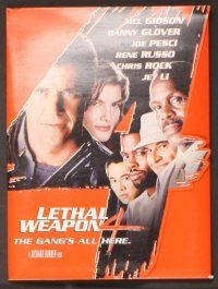 2a257 LETHAL WEAPON 4 presskit '98 Mel Gibson, Danny Glover, Joe Pesci, Russo, Chris Rock, Jet Li