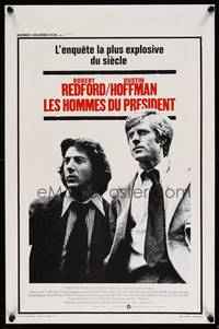 2b018 ALL THE PRESIDENT'S MEN Belgian '76 Dustin Hoffman & Robert Redford as Woodward & Bernstein!