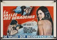 2b038 BEYOND THE VALLEY OF THE DOLLS Belgian '70 Russ Meyer's girls who are old at twenty!