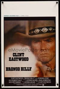 2b055 BRONCO BILLY Belgian '80 close-up of director & star Clint Eastwood!