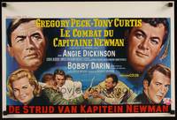 2b060 CAPTAIN NEWMAN, M.D. Belgian '64 Gregory Peck, Tony Curtis, Angie Dickinson, Bobby Darin
