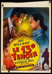 2b073 CIRCLE OF DANGER Belgian R55 Ray Milland is a man on a manhunt, directed by Jacques Tourneur!