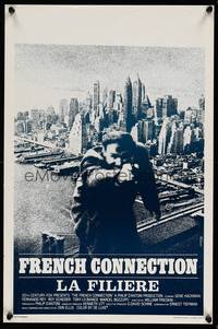 2b139 FRENCH CONNECTION Belgian '71 Gene Hackman, Ferracci art, directed by William Friedkin!