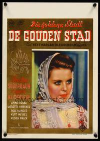 2b153 GOLDEN CITY Belgian '43 Veit Harlan's Die goldene Stadt, Kristina Soderbaum!