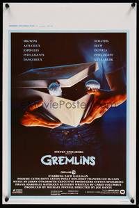 2b160 GREMLINS Belgian '84 cute, clever, mischievous, dangerous, Joe Dante Christmas horror comedy