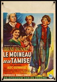 2b244 MUDLARK Belgian '51 Irene Dunne as Queen Victoria of England, Andrew Ray!