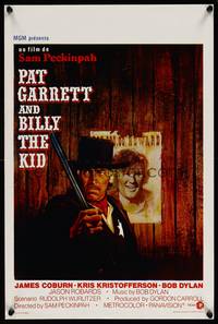 2b275 PAT GARRETT & BILLY THE KID Belgian '73 Sam Peckinpah, Bob Dylan, James Coburn, Lesset art!
