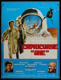 2b403 CAPRICORN ONE French 23x30 '78 Elliott Gould, what if the moon landing never happened!