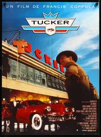 2b532 TUCKER: THE MAN & HIS DREAM French 23x32 '88 Francis Ford Coppola, image of Jeff Bridges!
