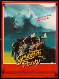 2b575 BIG WEDNESDAY French 15x21 '78 John Milius classic surfing movie, great image of surfers!