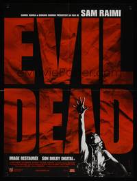 2b600 EVIL DEAD French 16x21 R03 Sam Raimi cult classic, horror art of girl grabbed by zombie!