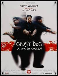 2b613 GHOST DOG French 15x21 '99 Jim Jarmusch, cool image of Forest Whitaker with katana!