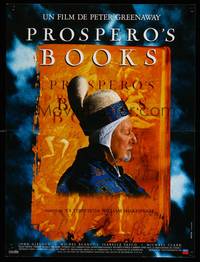 2b682 PROSPERO'S BOOKS French 15x21 '91 Peter Greenaway, John Gielgud, from Shakespeare's Tempest!