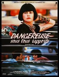 2b693 SOMETHING WILD French 15x21 '87 different image of Melanie Griffith & Jeff Daniels!