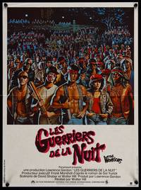 2b712 WARRIORS French 15x21 '80 Walter Hill, Jarvis artwork of the armies of the night!