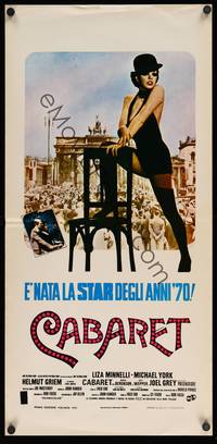 2b723 CABARET Italian locandina '72 Liza Minnelli sings & dances in Nazi Germany, by Bob Fosse!