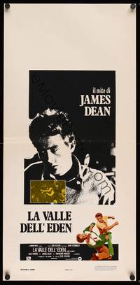 2b744 EAST OF EDEN Italian locandina R80s first James Dean, John Steinbeck, directed by Elia Kazan