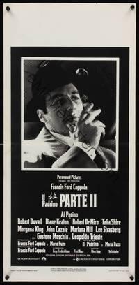 2b760 GODFATHER PART II Italian locandina '75 Al Pacino in Francis Ford Coppola classic sequel!