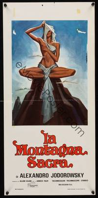2b774 HOLY MOUNTAIN Italian locandina '73 Alejandro Jodorowsky fantasy, cool sexy artwork!
