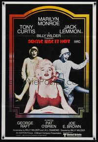 2c093 SOME LIKE IT HOT Aust 1sh R80 sexy Marilyn Monroe with Tony Curtis & Jack Lemmon in drag!