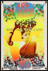 2c032 NEW INDIAN CINEMA English double crown '82 great art from Bollywood film festival!