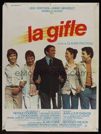 2c337 SLAP style A French 23x32 '74 Lino Ventura, Annie Girardot, Isabelle Adjani in French comedy!