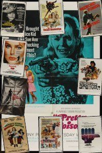 2d005 LOT OF 265 FOLDED ONE-SHEETS lot '65 - '05 Pretty Poison, Lipstick, Wrath of God + more!