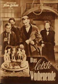 2d171 AND THEN THERE WERE NONE German program '53 Walter Huston, Agatha Christie, Rene Clair!