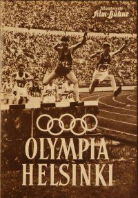 2d197 KULTAA JA KUNNIAA German program '53 Finnish documentary of 1952 Olympics in Helsinki part 2