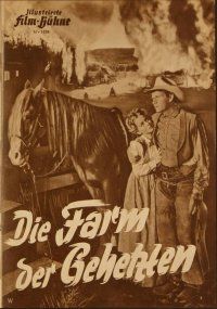 2d209 RAMROD German program '53 different images of cowboy Joel McCrea & Veronica Lake!