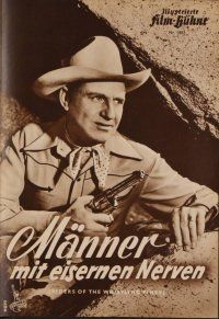 2d212 RIDERS OF THE WHISTLING PINES German program '53 great different images of Gene Autry!