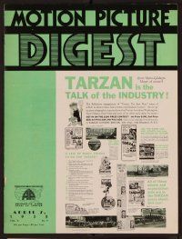 2d058 MOTION PICTURE DIGEST exhibitor magazine April 7, 1932 Tarzan is the talk of the industry!
