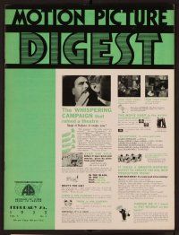 2d055 MOTION PICTURE DIGEST exhibitor magazine February 25, 1932 Behind the Mask with Karloff!