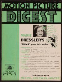 2d052 MOTION PICTURE DIGEST exhibitor magazine January 28, 1932 Peggy Shannon in Hotel Continental!