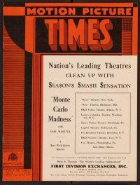 2d045 MOTION PICTURE TIMES exhibitor magazine July 21, 1932 George Bancroft in Lady and Gent!